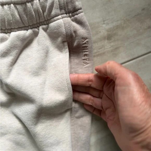 Athleta Forever Fleece Wide Leg Pants, Size M, 2 Tone Wildwood Heather - Picture 5 of 7